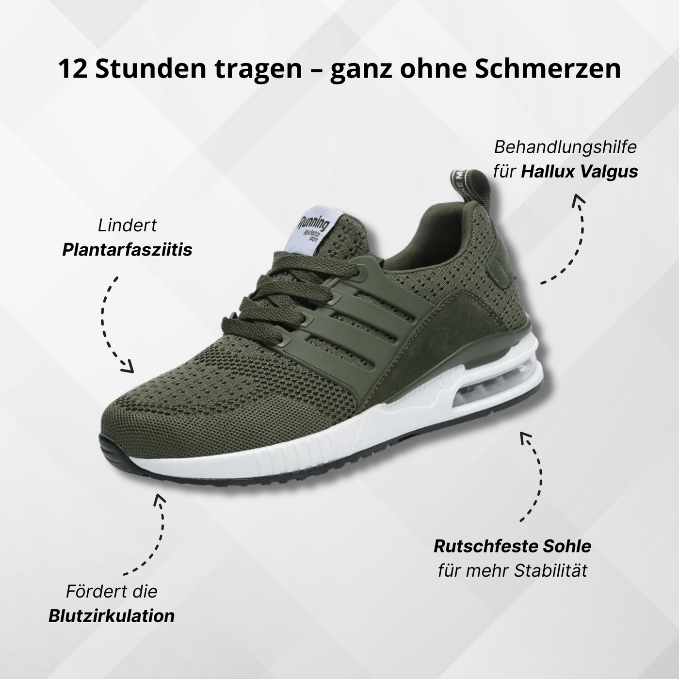 Alcantro AeroRun – Leichte und atmungsaktive Sneakers
