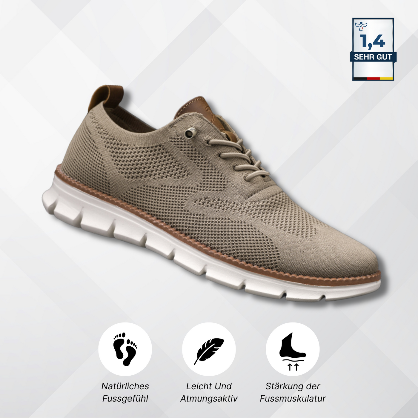 Alcantro Forma – Atmungsaktiver Schuh für Büro und Freizeit