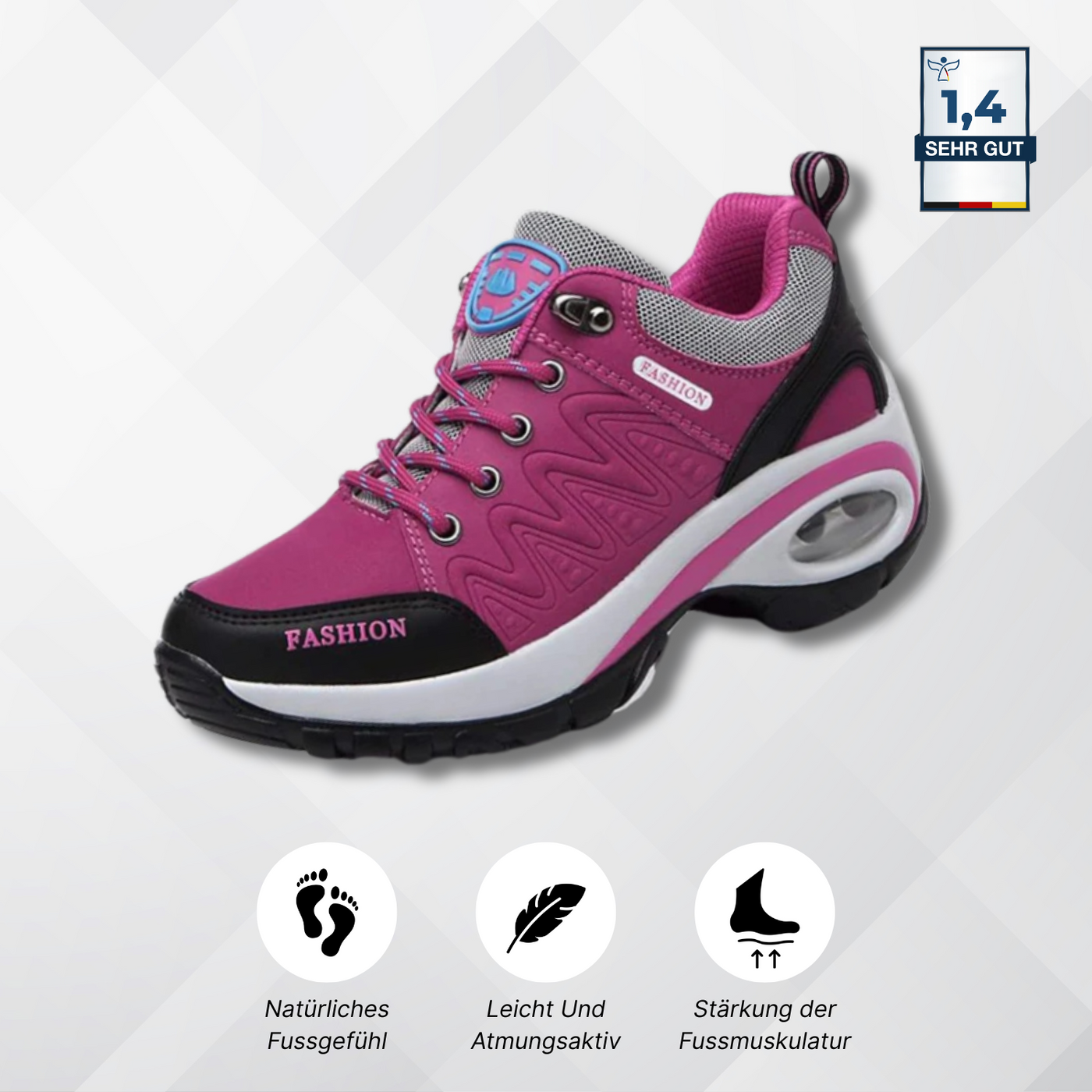 Alcantro LiftFit – Orthopädische Sneakers für Damen