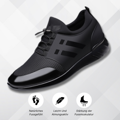 Alcantro Nero – Eleganter orthopädischer Herren-Sneaker