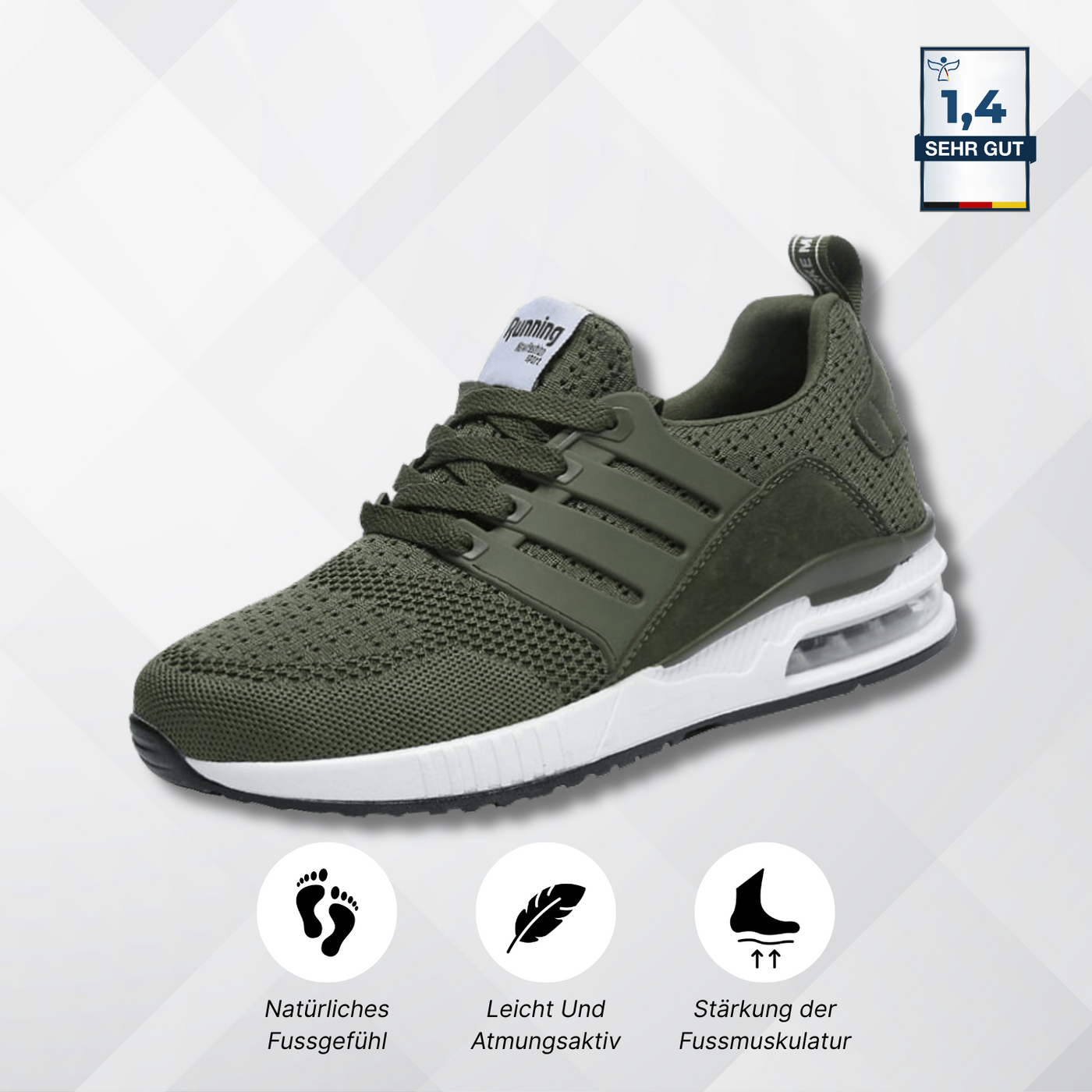 Alcantro AeroRun – Leichte und atmungsaktive Sneakers