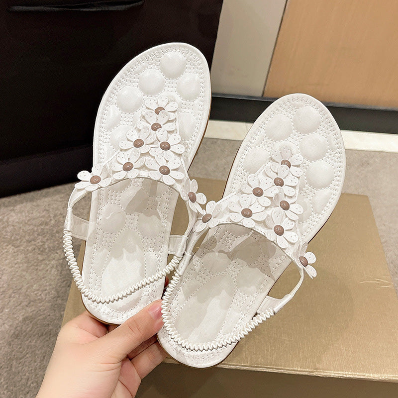 Heidi-Blumen-Strandsandalen