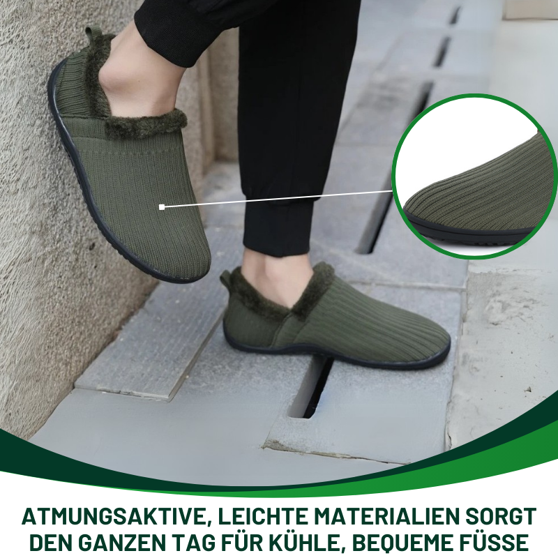 Black | Langlebige orthopädische Eco-Barfußschuhe