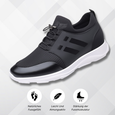 Alcantro Nero – Eleganter orthopädischer Herren-Sneaker