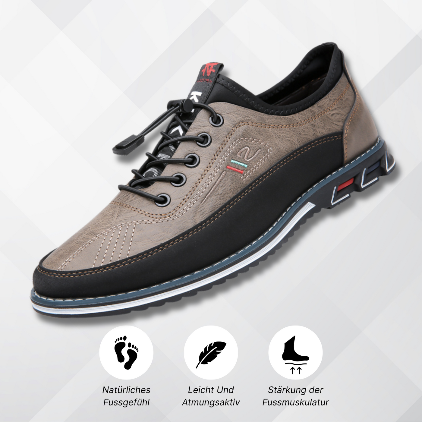 Alcantro Ferro – Orthopädischer Herrenschuh