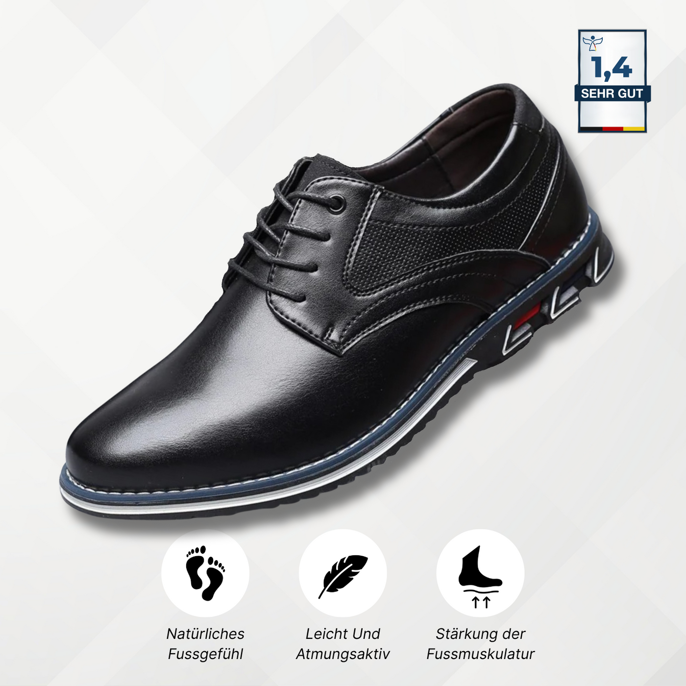 Alcantro Signature Orthopädische Oxford schuhe
