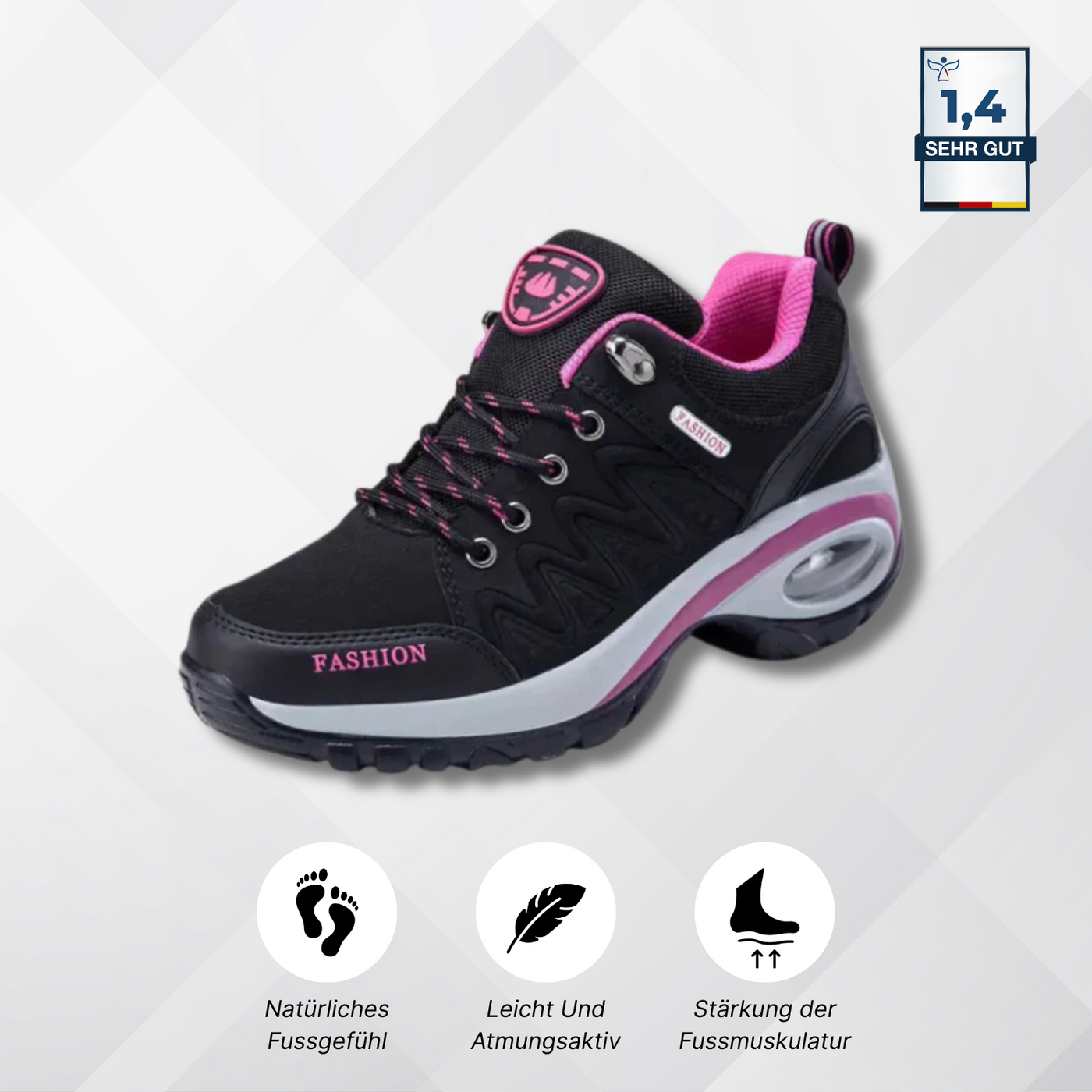 Alcantro LiftFit – Orthopädische Sneakers für Damen