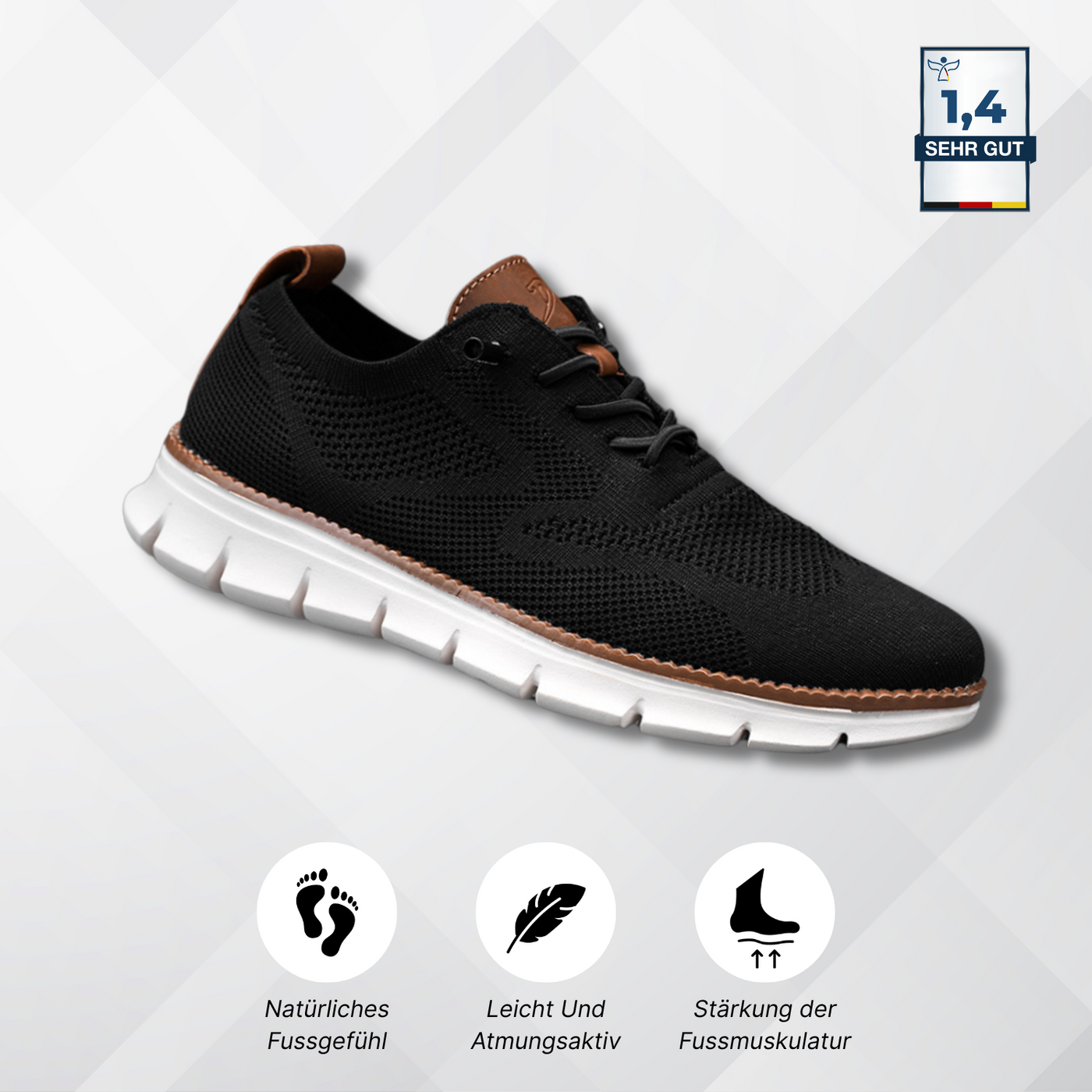 Alcantro Forma – Atmungsaktiver Schuh für Büro und Freizeit