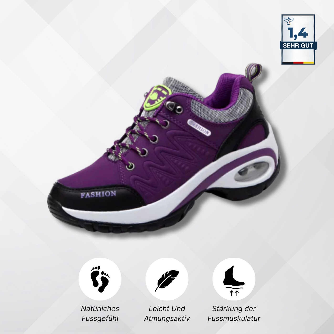 Alcantro LiftFit – Orthopädische Sneakers für Damen
