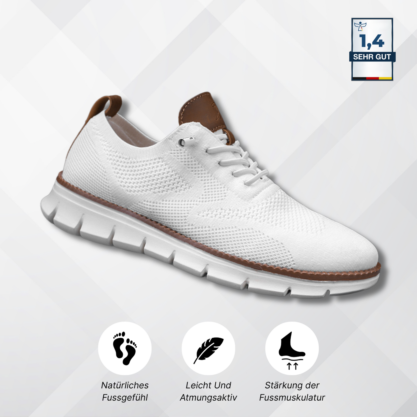 Alcantro Forma – Atmungsaktiver Schuh für Büro und Freizeit