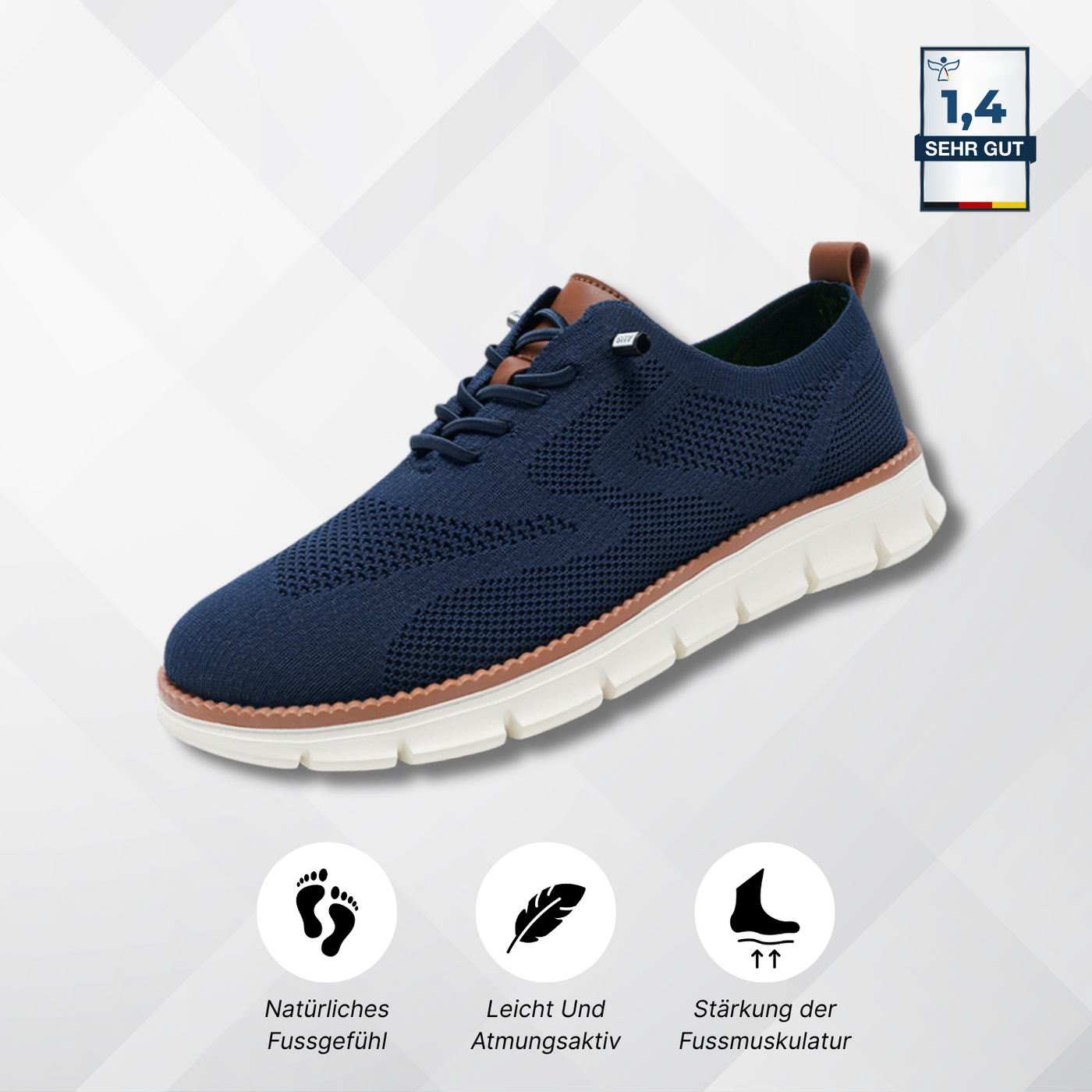 Alcantro Forma – Atmungsaktiver Schuh für Büro und Freizeit