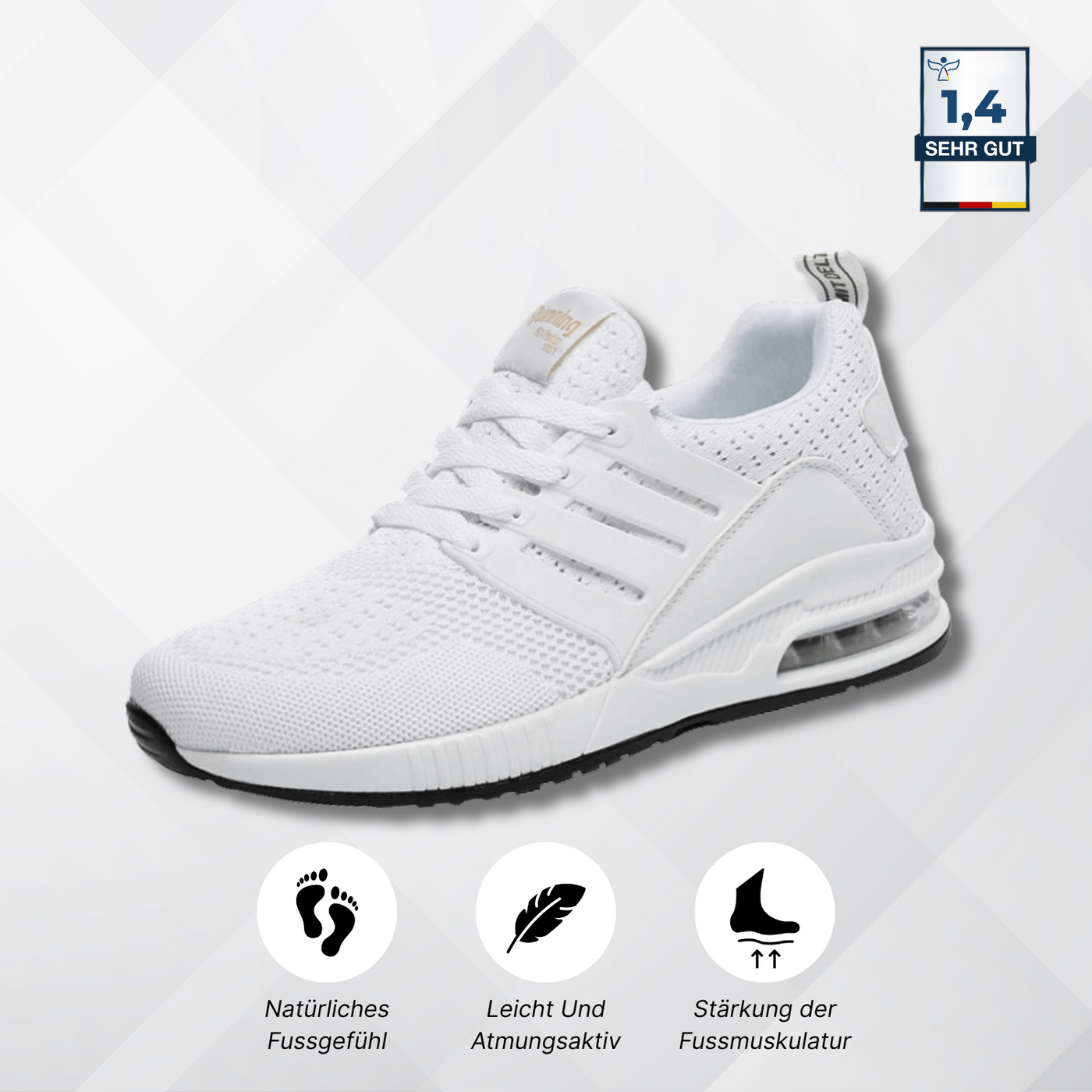 Alcantro AeroRun – Leichte und atmungsaktive Sneakers