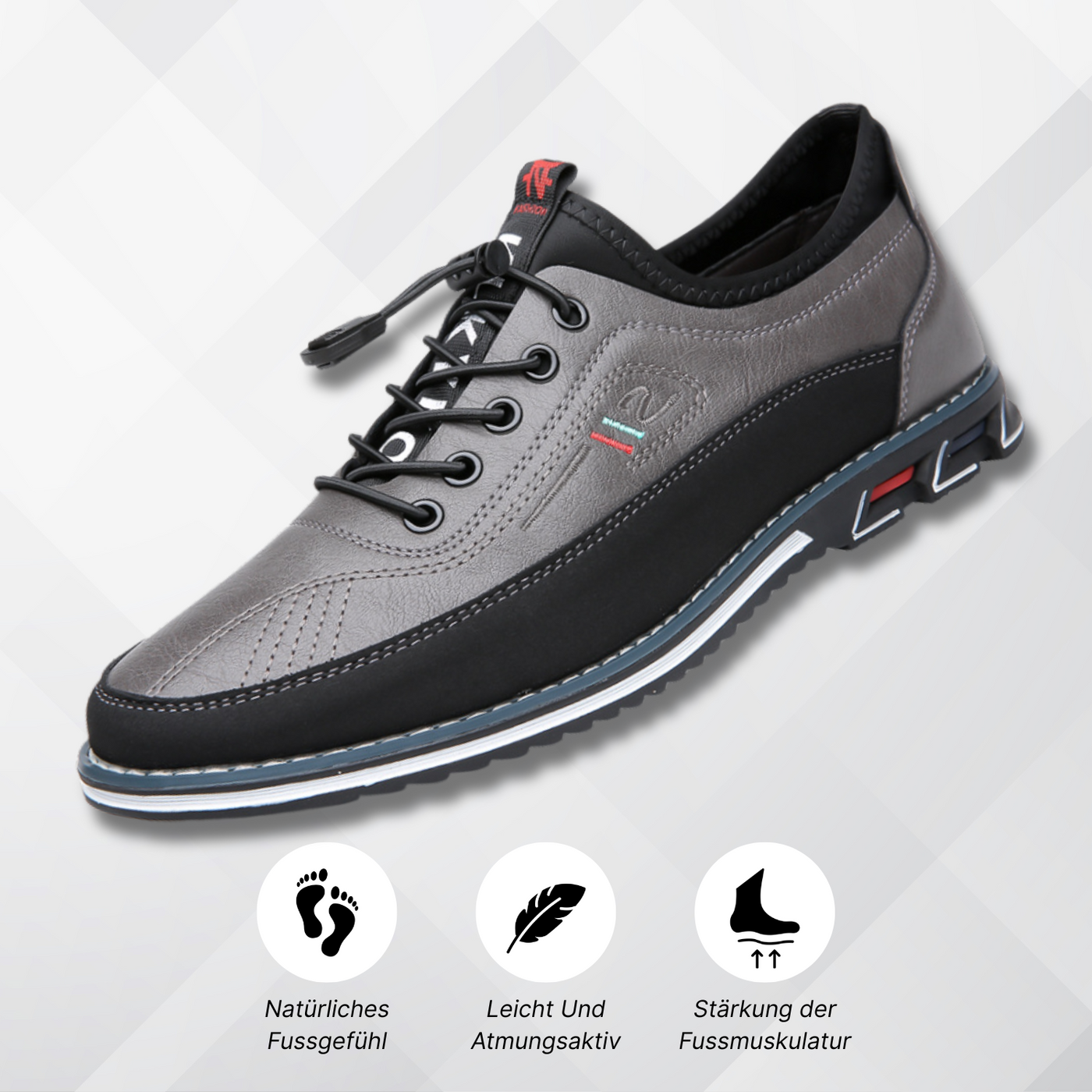 Alcantro Ferro – Orthopädischer Herrenschuh
