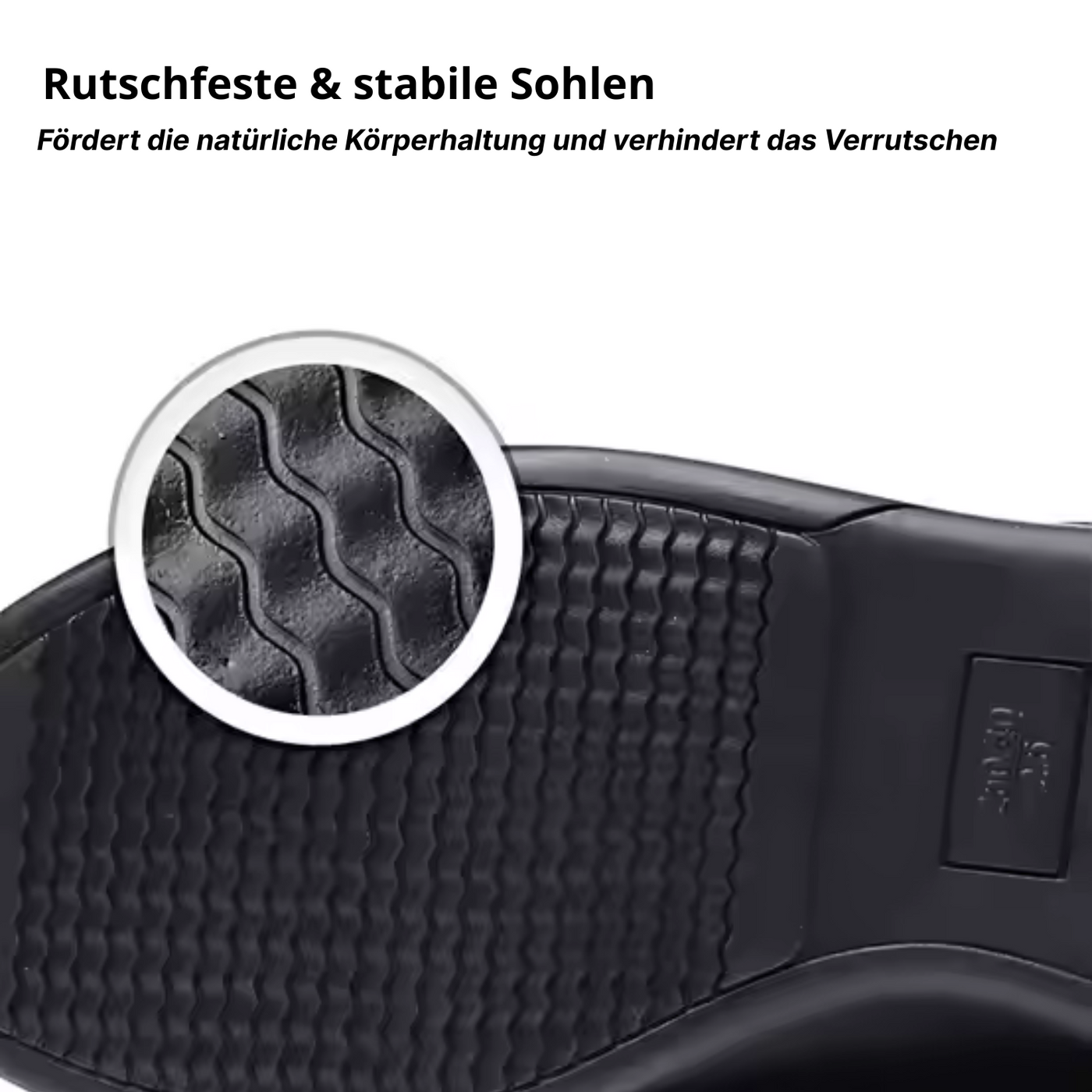 Alcantro Nero – Eleganter orthopädischer Herren-Sneaker