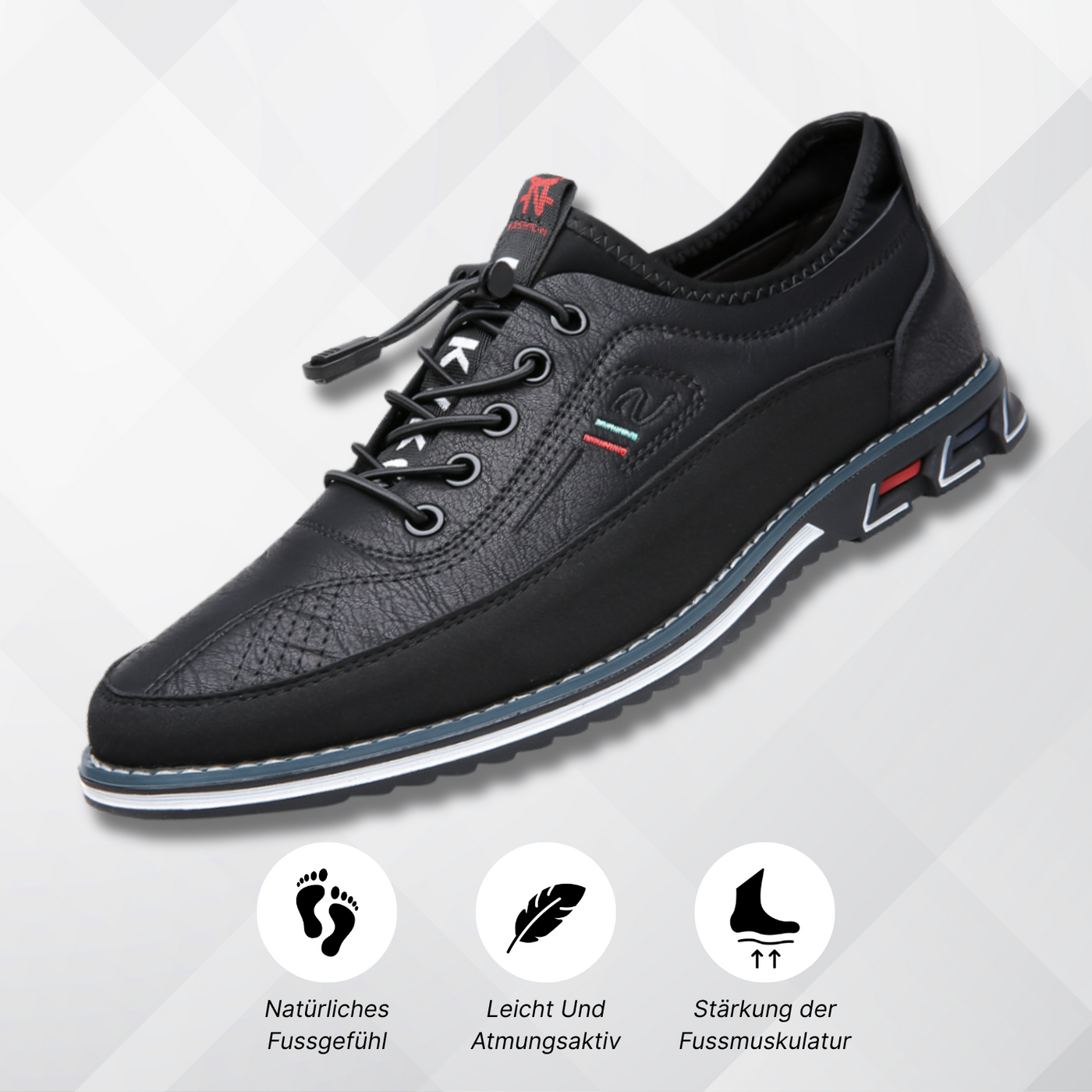 Alcantro Ferro – Orthopädischer Herrenschuh