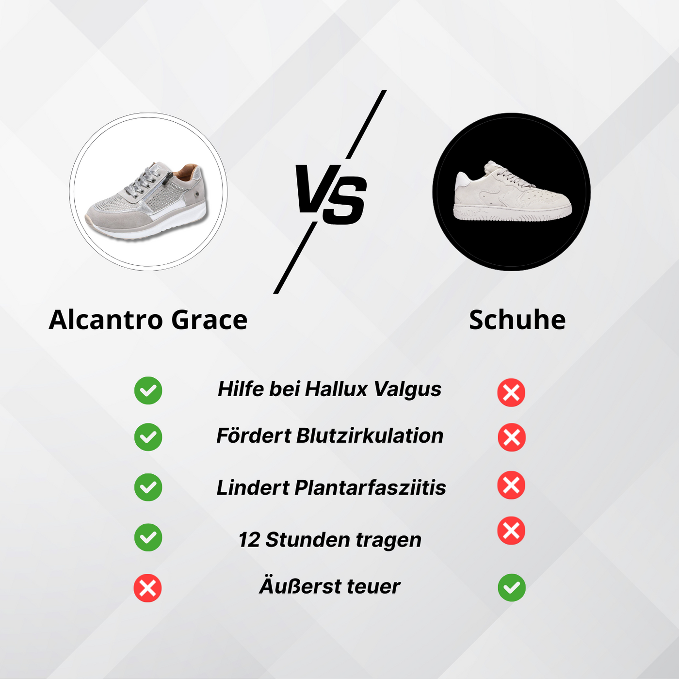 Alcantro Grace – Für Damen, die Stil und Weichheit suchen
