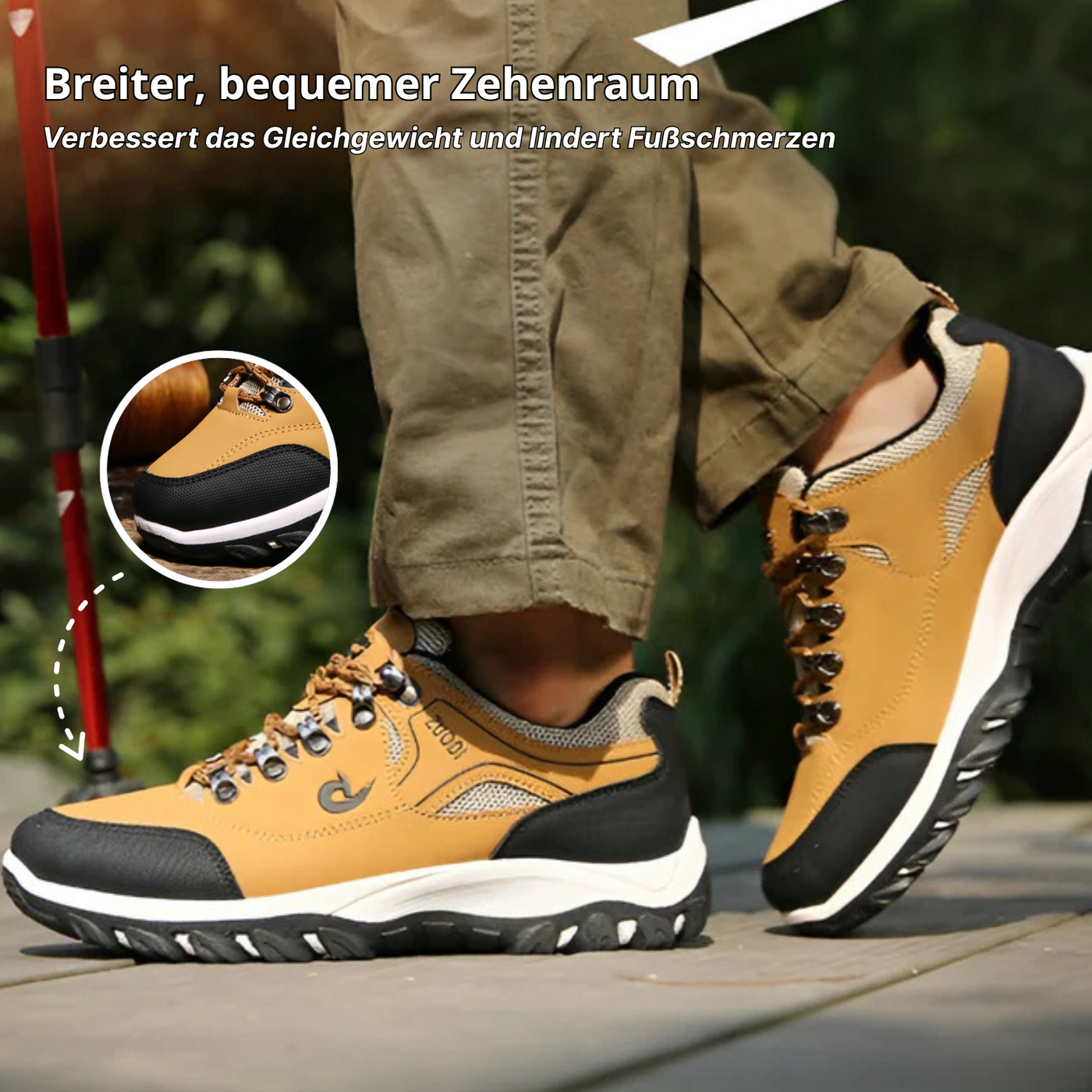 Alcantro TrekPro – Wasserabweisende Wanderschuhe