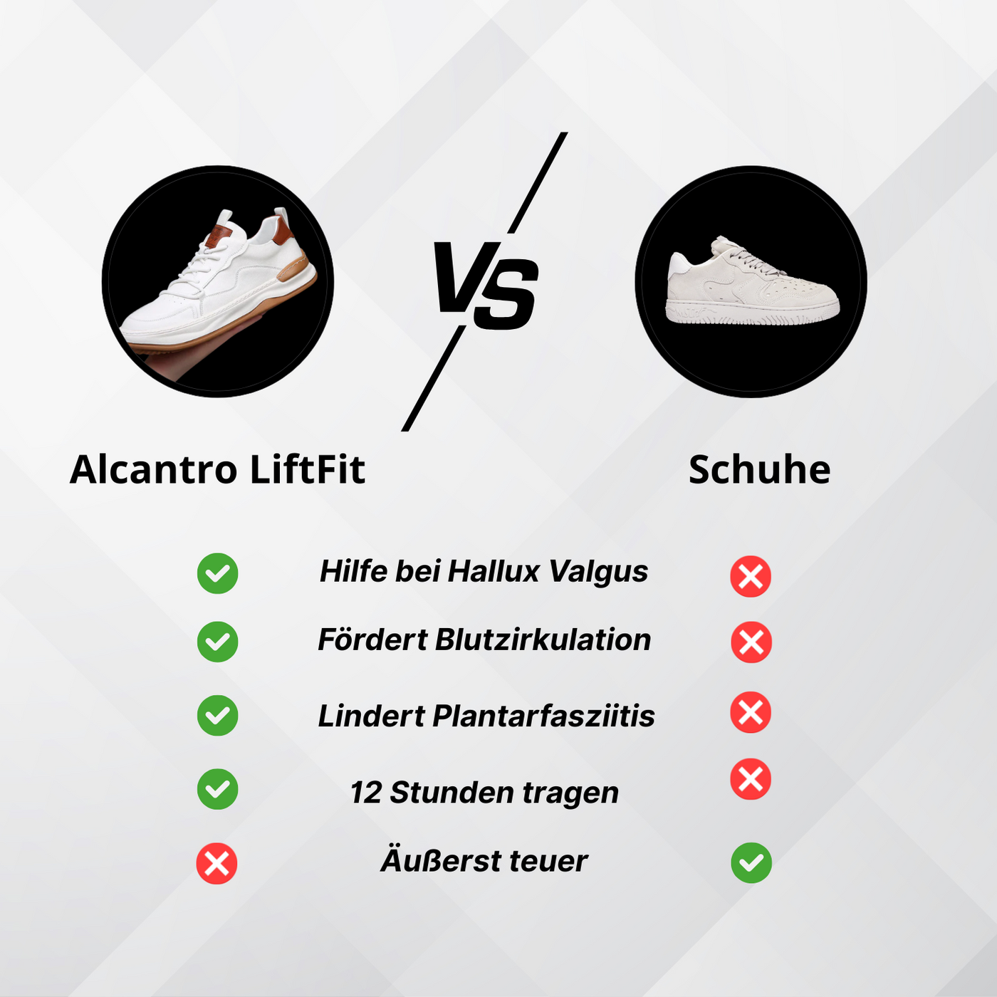 Alcantro Primo – Bequemer Lederschuh für Herren