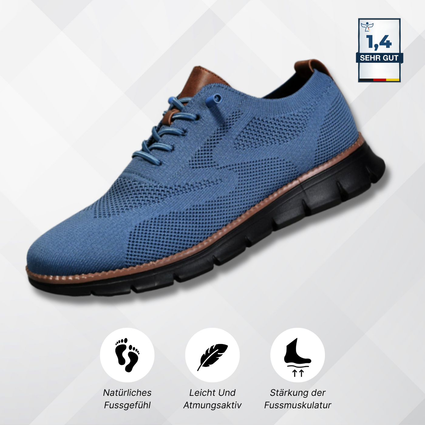Alcantro Forma – Atmungsaktiver Schuh für Büro und Freizeit