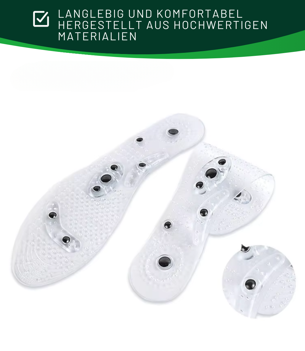 Relax Magnetic Insoles - Schmerzlinderung durch Stimulation von Akupressurpunkten