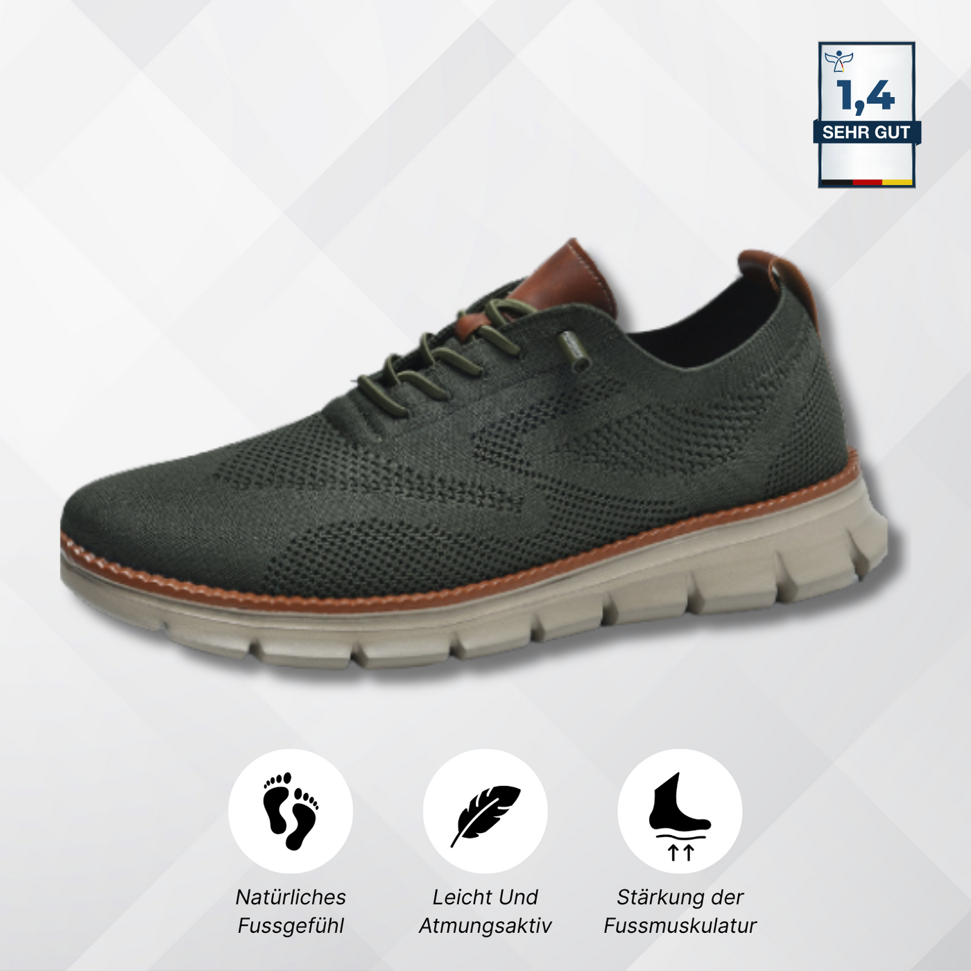 Alcantro Forma – Atmungsaktiver Schuh für Büro und Freizeit