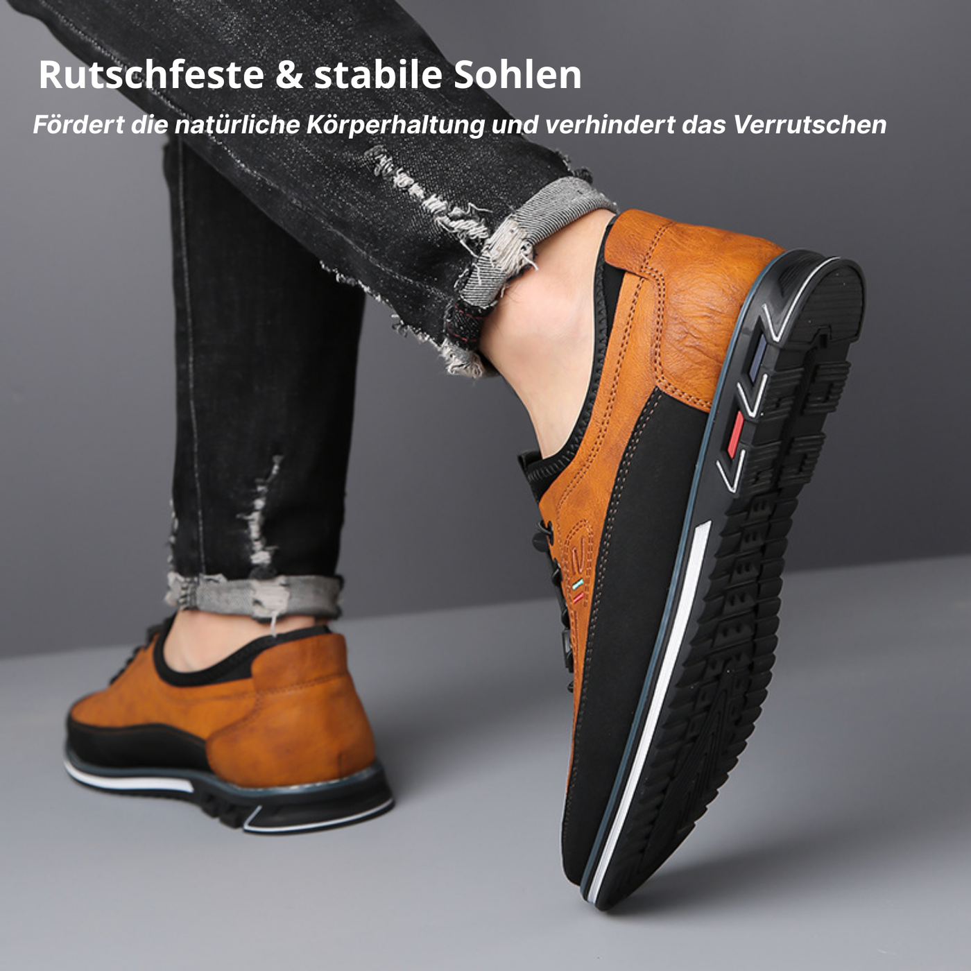 Alcantro Ferro – Orthopädischer Herrenschuh