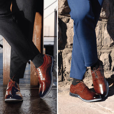 Alcantro Signature Orthopädische Oxford schuhe - Braun