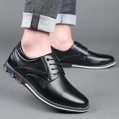 Alcantro Signature Orthopädische Oxford schuhe - Schwarz