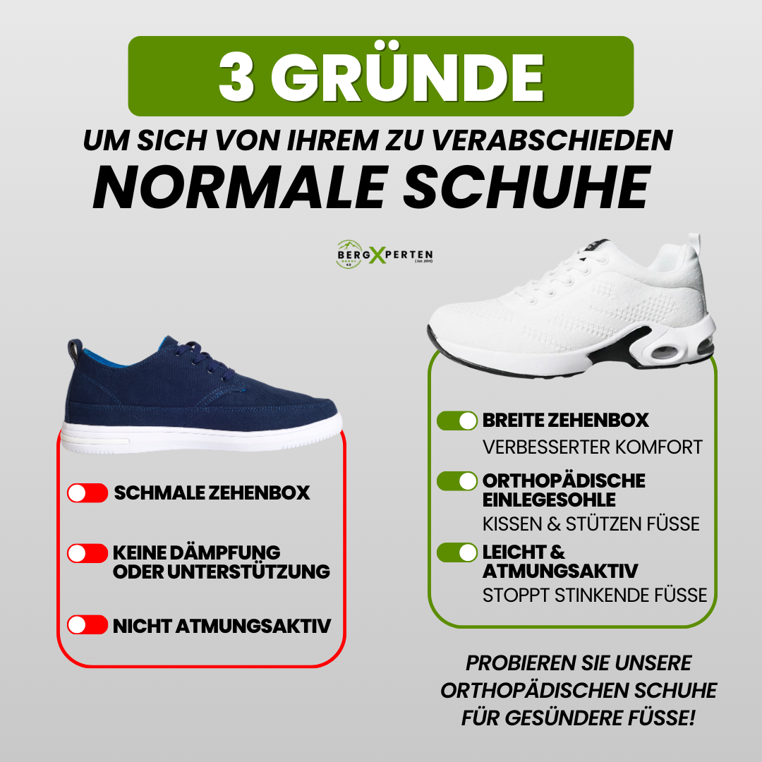 OrthoCare – ergonomische & schmerzlindernde Hallux Valgus Schuhe