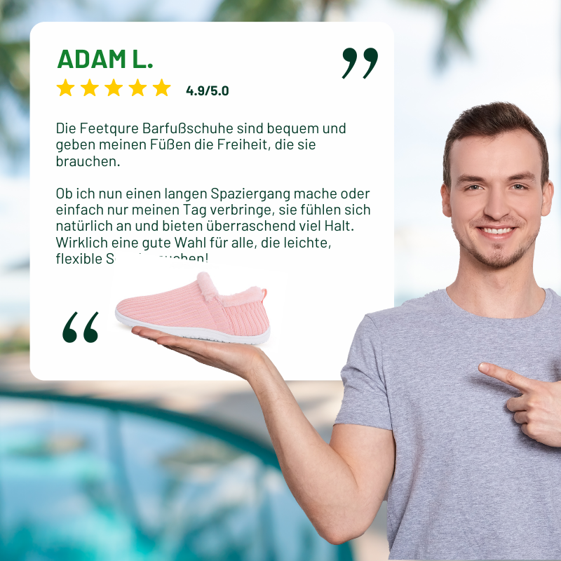 Black | Langlebige orthopädische Eco-Barfußschuhe