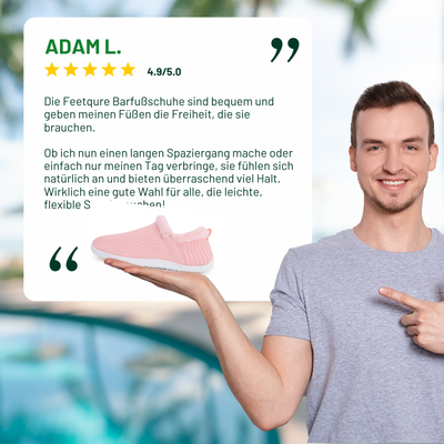 Black | Langlebige orthopädische Eco-Barfußschuhe