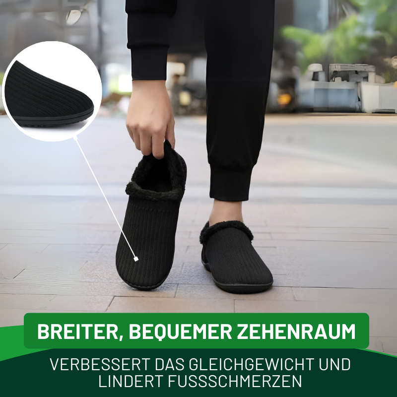 Black | Langlebige orthopädische Eco-Barfußschuhe