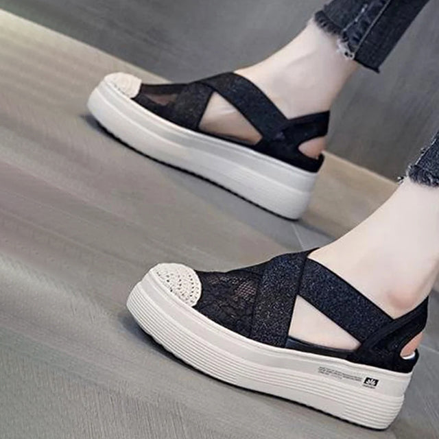 Heidi Sandalen Aus Atmungsaktivem Mesh