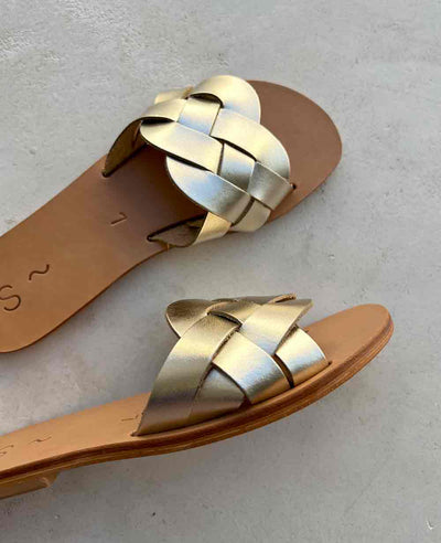 "KALLOS" NATURAL/GOLD